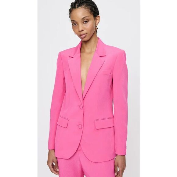 CALLAS MILANO Andre Two Button Jacket in Carnation NWT Size 40/ US 4 - Picture 2 of 8